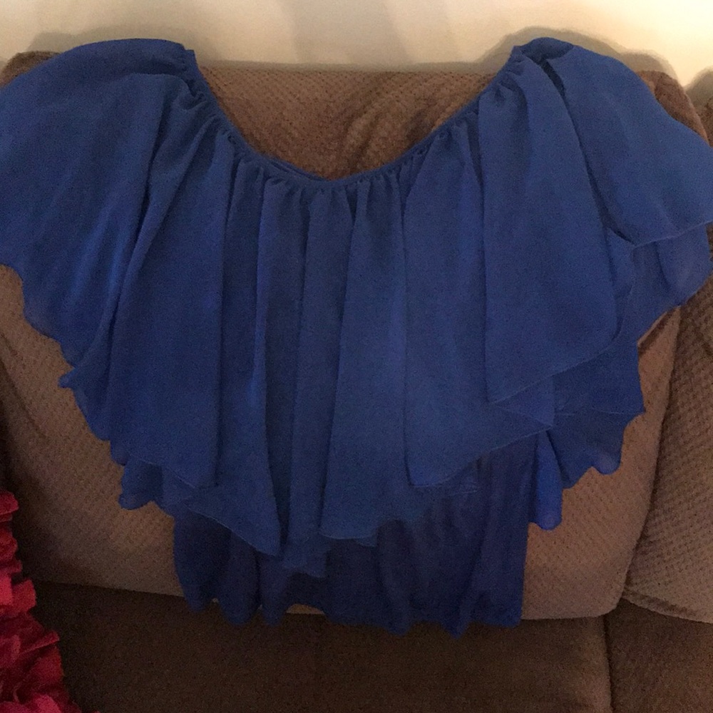 Dark blue blouse